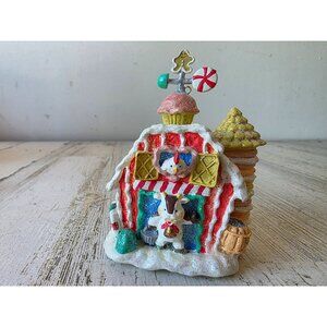Carlton Barn gingerbread ornament glitter cow Xmas tree chicken‎